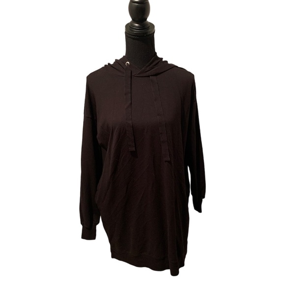 The Drop Tunic or Dress Hoodie Black Small - Picture 1 of 6